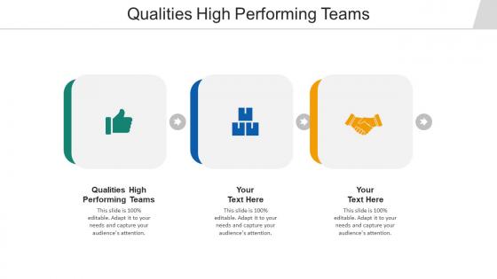 Qualities high performing teams ppt powerpoint presentation ideas show cpb