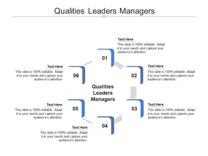 Qualities leaders managers ppt powerpoint presentation backgrounds cpb