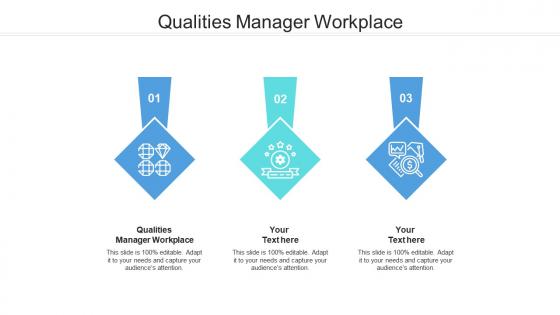 Qualities manager workplace ppt powerpoint presentation gallery slides cpb
