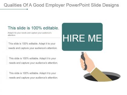 Qualities of a good employer powerpoint slide designs