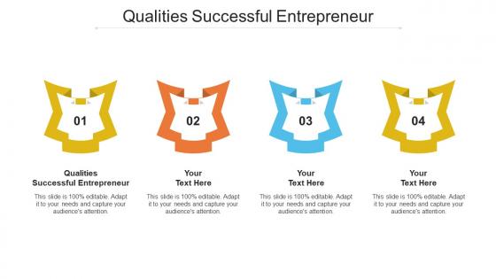 Qualities successful entrepreneur ppt powerpoint presentation portfolio styles cpb