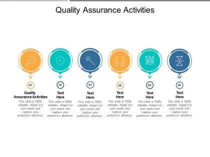 Quality assurance activities ppt powerpoint presentation icon show cpb