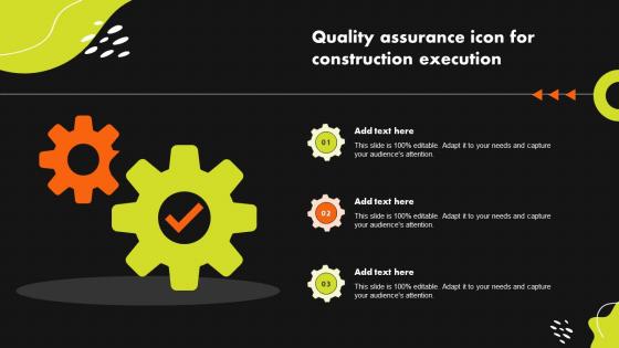 Quality Assurance Icon For Construction Execution