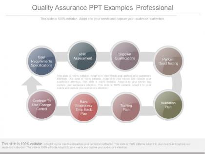 Quality assurance ppt examples professional