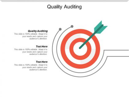 Quality auditing ppt powerpoint presentation file slide download cpb