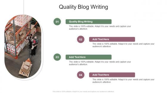 Quality Blog Writing In Powerpoint And Google Slides Cpb