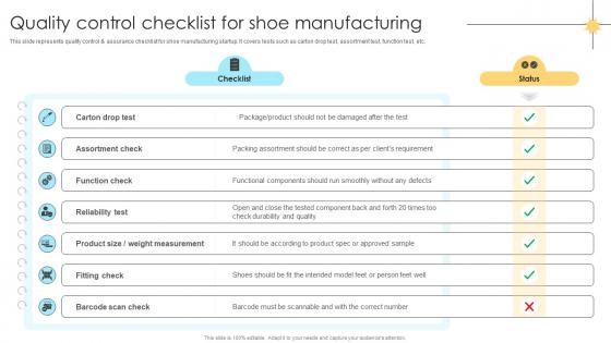Quality Control Checklist For Shoe Manufacturing Comprehensive Guide