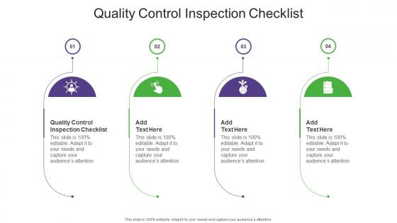 Quality Control Inspection Checklist In Powerpoint And Google Slides Cpb