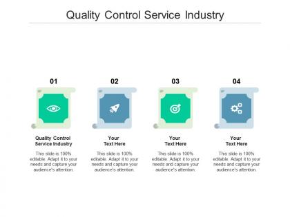 Quality control service industry ppt powerpoint presentation gallery template