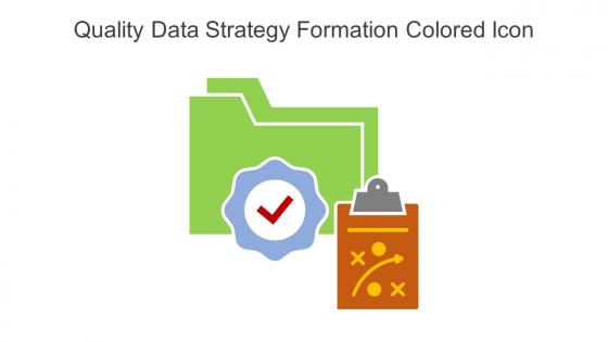 Quality Data Strategy Formation Colored Icon In Powerpoint Pptx Png And Editable Eps Format