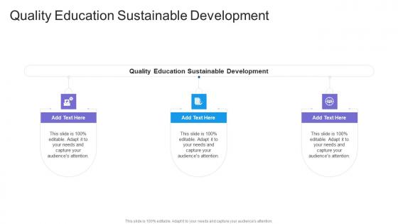 Quality Education Sustainable Development In Powerpoint And Google Slides Cpb