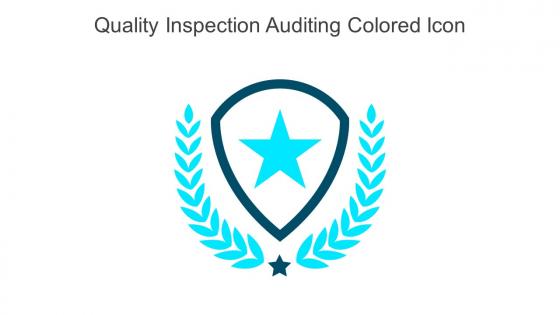 Quality Inspection Auditing Colored Icon In Powerpoint Pptx Png And Editable Eps Format