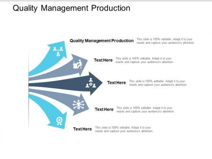 Quality management production ppt powerpoint presentation inspiration graphics cpb