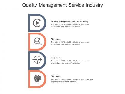 Quality management service industry ppt powerpoint presentation ideas icons cpb