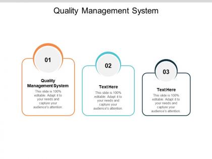 Quality management system ppt powerpoint presentation show pictures cpb