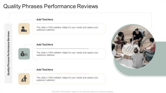 Quality Phrases Performance Reviews In Powerpoint And Google Slides Cpb