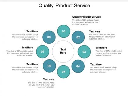Quality product service ppt powerpoint presentation styles graphics pictures cpb