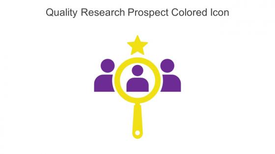 Quality Research Prospect Colored Icon In Powerpoint Pptx Png And Editable Eps Format