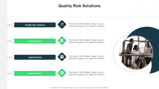Quality Risk Solutions In Powerpoint And Google Slides Cpb
