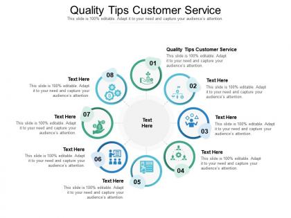 Quality tips customer service ppt powerpoint presentation icon microsoft cpb