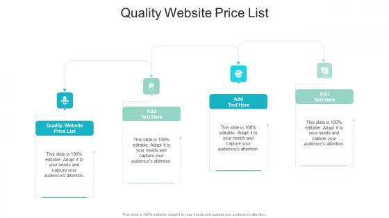 Quality Website Price List In Powerpoint And Google Slides Cpb