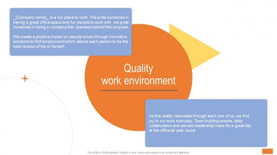 Quality Work Environment Workplace Policy Guide For Employees