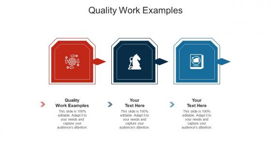 Quality work examples ppt powerpoint presentation slides visuals cpb