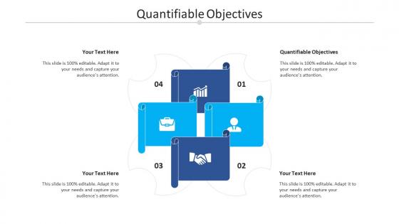 Quantifiable objectives ppt powerpoint presentation background designs cpb