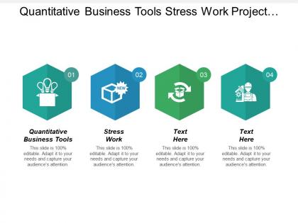 Quantitative business tools stress work project management performance cpb