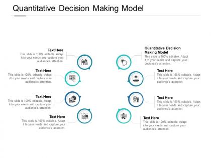 Quantitative decision making model ppt powerpoint presentation template cpb
