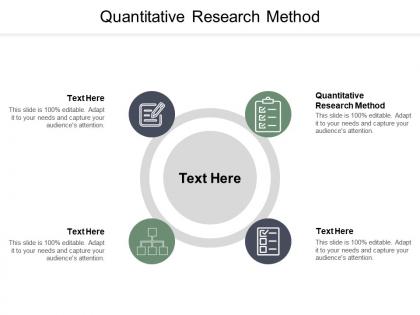 Quantitative research method ppt powerpoint presentation layouts ideas cpb