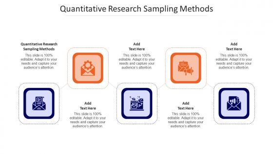 Quantitative Research Sampling Methods Ppt Powerpoint Presentation Ideas Portrait Cpb