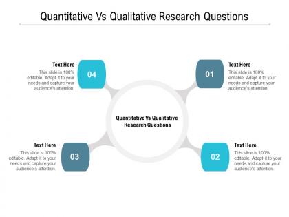 Quantitative vs qualitative research questions ppt powerpoint presentation file icons cpb