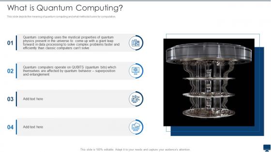 Quantum Computation What Is Quantum Computing