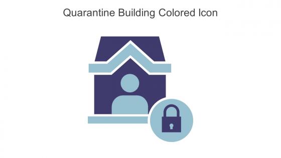 Quarantine Building Colored Icon In Powerpoint Pptx Png And Editable Eps Format