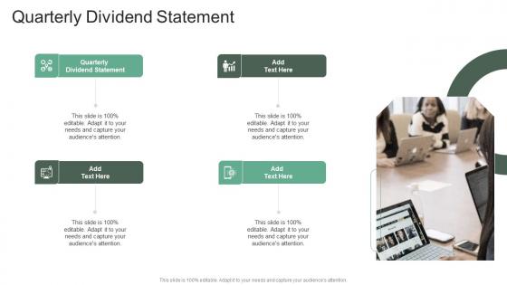 Quarterly Dividend Statement In Powerpoint And Google Slides Cpb