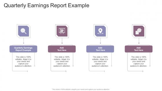 Quarterly Earnings Report Example In Powerpoint And Google Slides Cpb