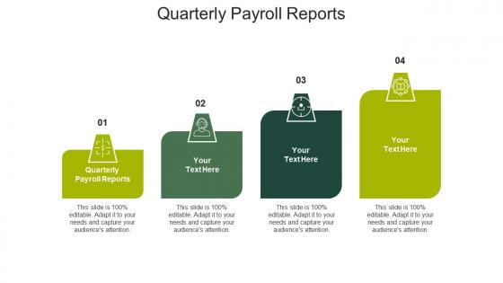 Quarterly payroll reports ppt powerpoint presentation infographic template sample cpb