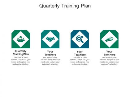 Quarterly training plan ppt powerpoint presentation pictures format ideas cpb