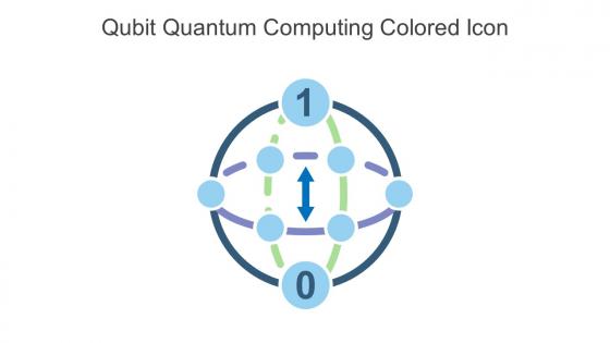 Qubit Quantum Computing Colored Icon In Powerpoint Pptx Png And Editable Eps Format
