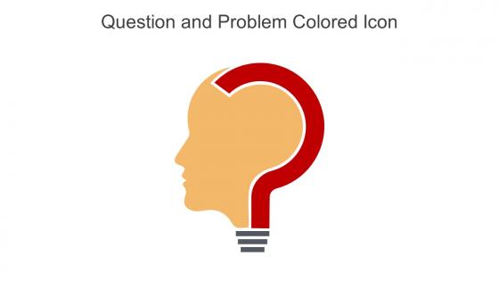 Question And Problem Colored Icon In Powerpoint Pptx Png And Editable Eps Format