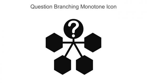 Question Branching Monotone Icon In Powerpoint Pptx Png And Editable Eps Format
