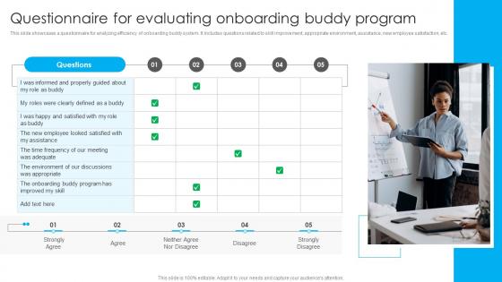 Questionnaire For Evaluating Onboarding Buddy Program