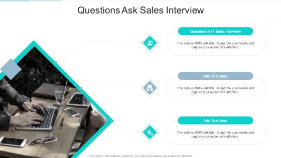 Questions Ask Sales Interview In Powerpoint And Google Slides Cpb