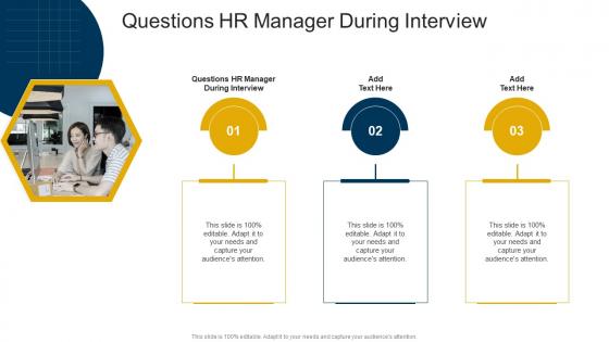 Questions HR Manager During Interview In Powerpoint And Google Slides Cpb