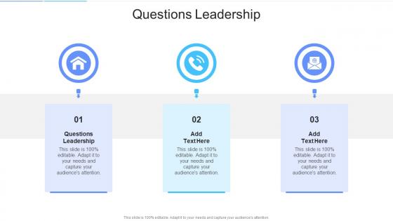 Questions Leadership In Powerpoint And Google Slides Cpb
