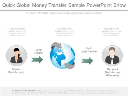 Quick global money transfer sample powerpoint show