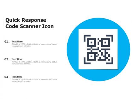 Quick response code scanner icon