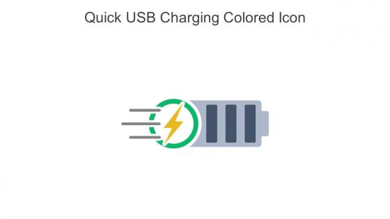 Quick Usb Charging Colored Icon In Powerpoint Pptx Png And Editable Eps Format