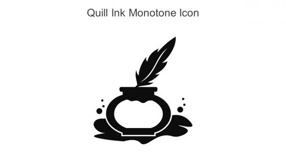 Quill Ink Monotone Icon In Powerpoint Pptx Png And Editable Eps Format